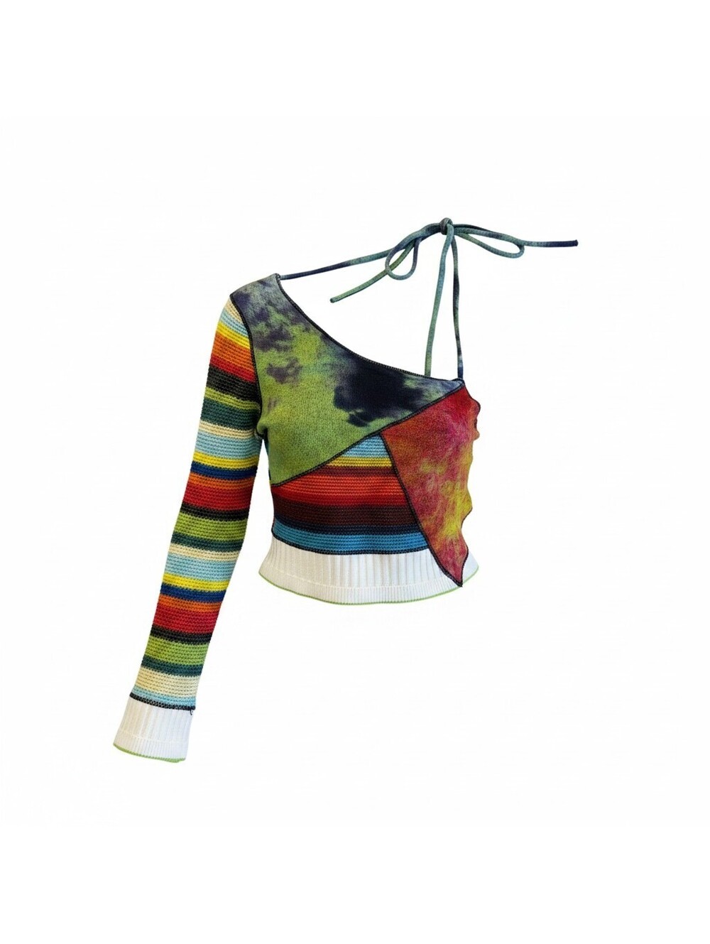 Jaded London Cut & Sew Asymmetric Top